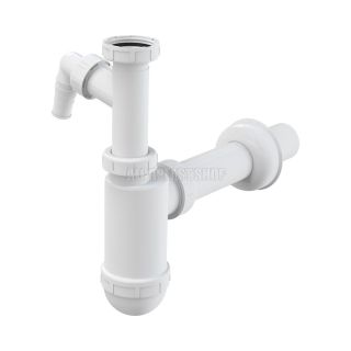 Сифон для раковины AlcaPlast ?40 с подводкой и накидной гайкой 5/4" A43P